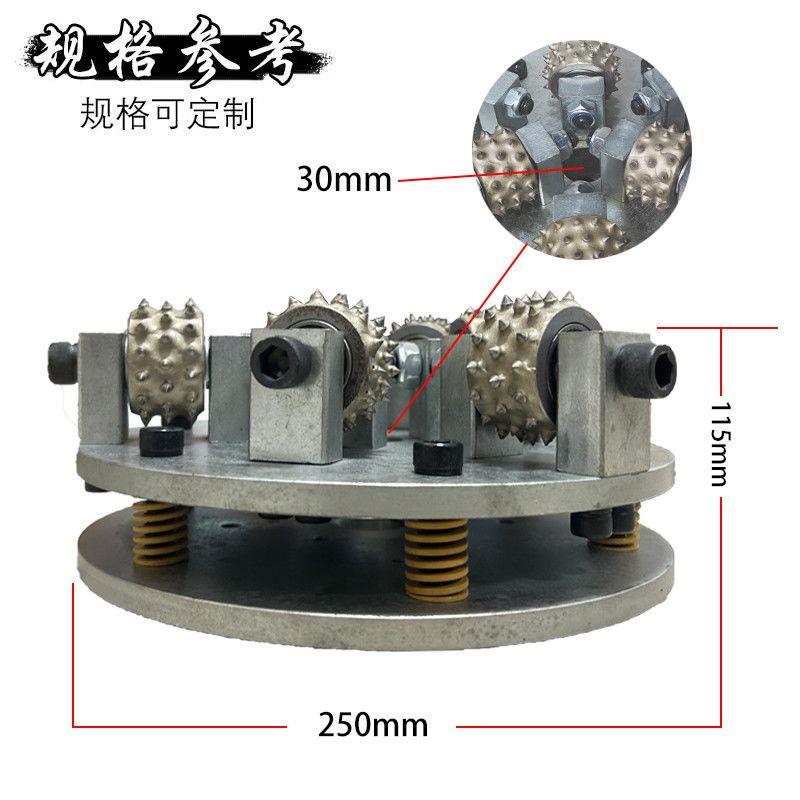 合金六头磨轮凿毛盘角磨
