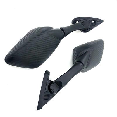 亮飞摩跑托车后视镜2反光LF-1628镜水转印R5跑车车凸镜视野开阔