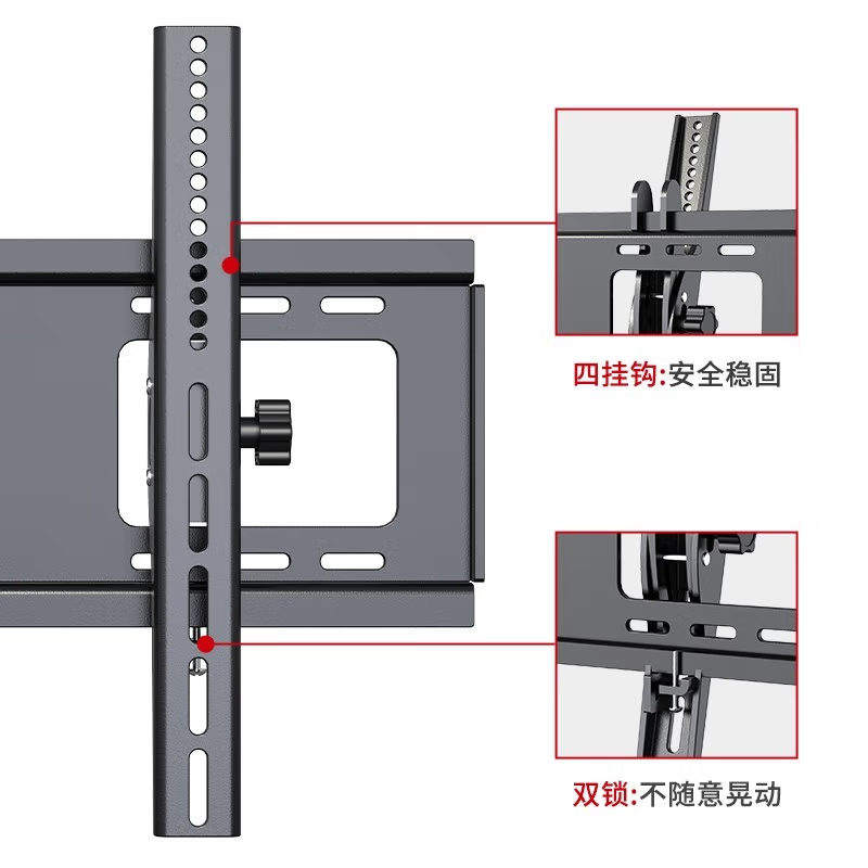 适用于LG电视机挂架挂墙支架42/48/55/65/75R英寸通用贴墙壁挂架