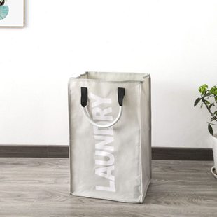 便携式手提收纳袋 可折叠布艺洗衣袋防水脏衣篮储物袋大号脏衣袋
