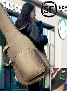 吉他包琴包琴袋34/36p/39/40/41/42寸民谣古典加绒硬壳个性潮旅行