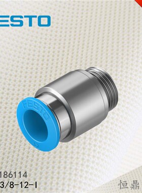 FESTO 费斯托快插接头 186111 QwS-G3/8-8-I 186113 QS-G3/8-10-I