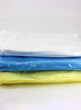 芯硅谷 L5801限次使用实验服  45g普通PP无纺布浅蓝/深蓝/黄/绿色