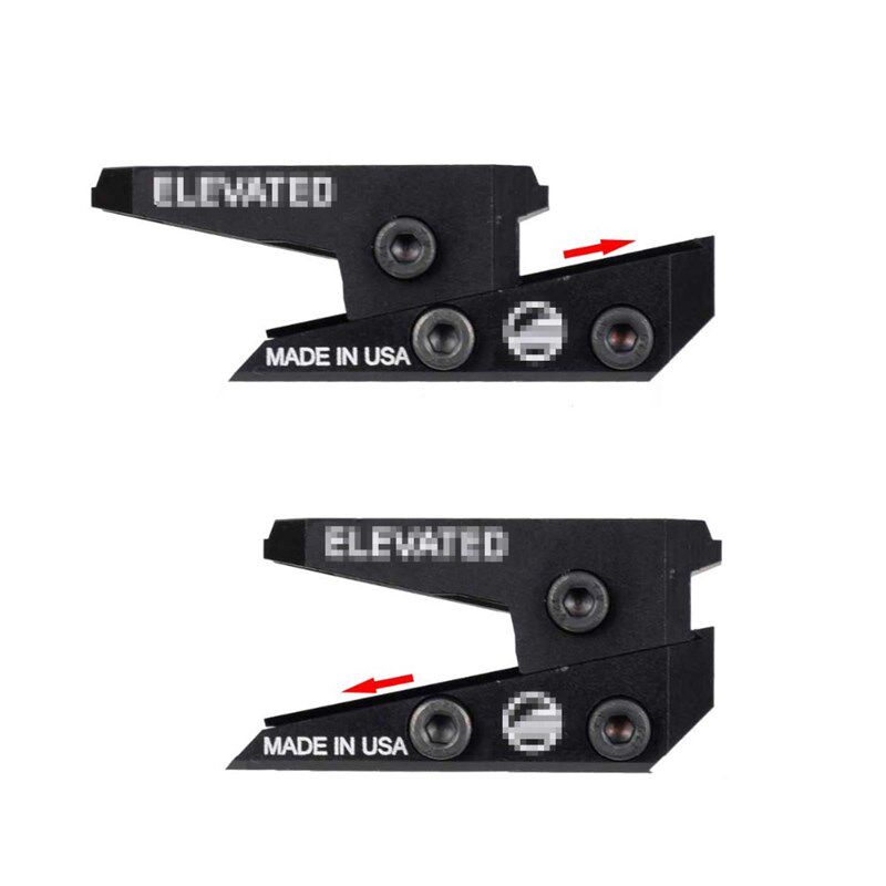 T1增高可c调节铝合金CNC增高支架 高度可调1 T2 RMR增高支架