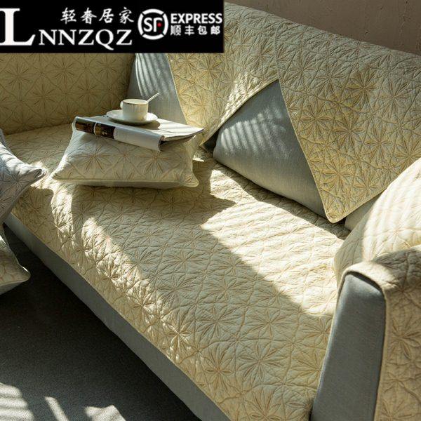 全棉沙发垫布艺四季简约组合冬季坐垫现代通用防滑沙发套靠巾定做,居家布艺,沙发垫,淘宝优惠券,粉丝福利购,淘宝优惠卷