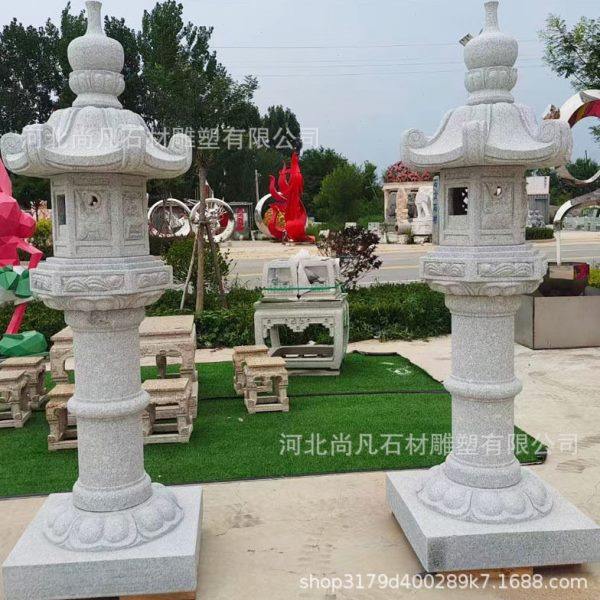 石灯庭院石雕石灯笼日式仿古中式太阳能青石头户外庭院灯造景摆件,家居饰品,石雕,淘宝优惠券,粉丝福利购,淘宝优惠卷