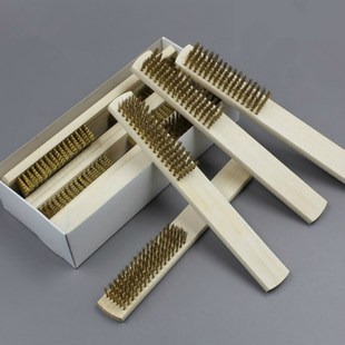 绒面皮衣护理用刷k铜丝小号起绒刷钢丝刷洗衣皮具店绒面磨砂起绒