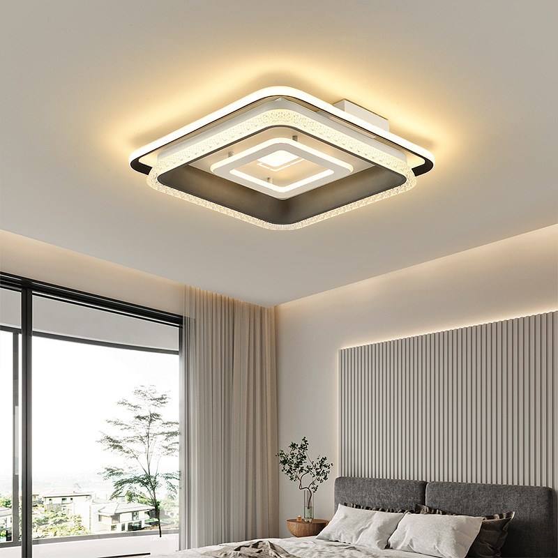 现代家居大灯客厅吸顶灯卧室房间主灯圆形全屋N2023年新款超亮铁