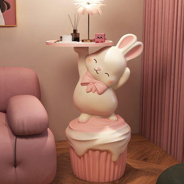 兔子大型落地摆件客厅沙发旁边电视柜家居装饰品可爱乔迁新居礼品,家居饰品,落地摆件,淘宝优惠券,粉丝福利购,淘宝优惠卷
