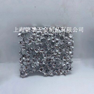 包邮泡沫铝隔音发光透光发泡铝室内外装饰材料酒吧KTV透光铝板