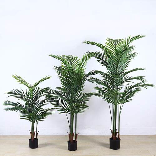 仿真散尾葵盆栽假植物室内客厅落地摆件装饰北欧风绿植凤尾葵