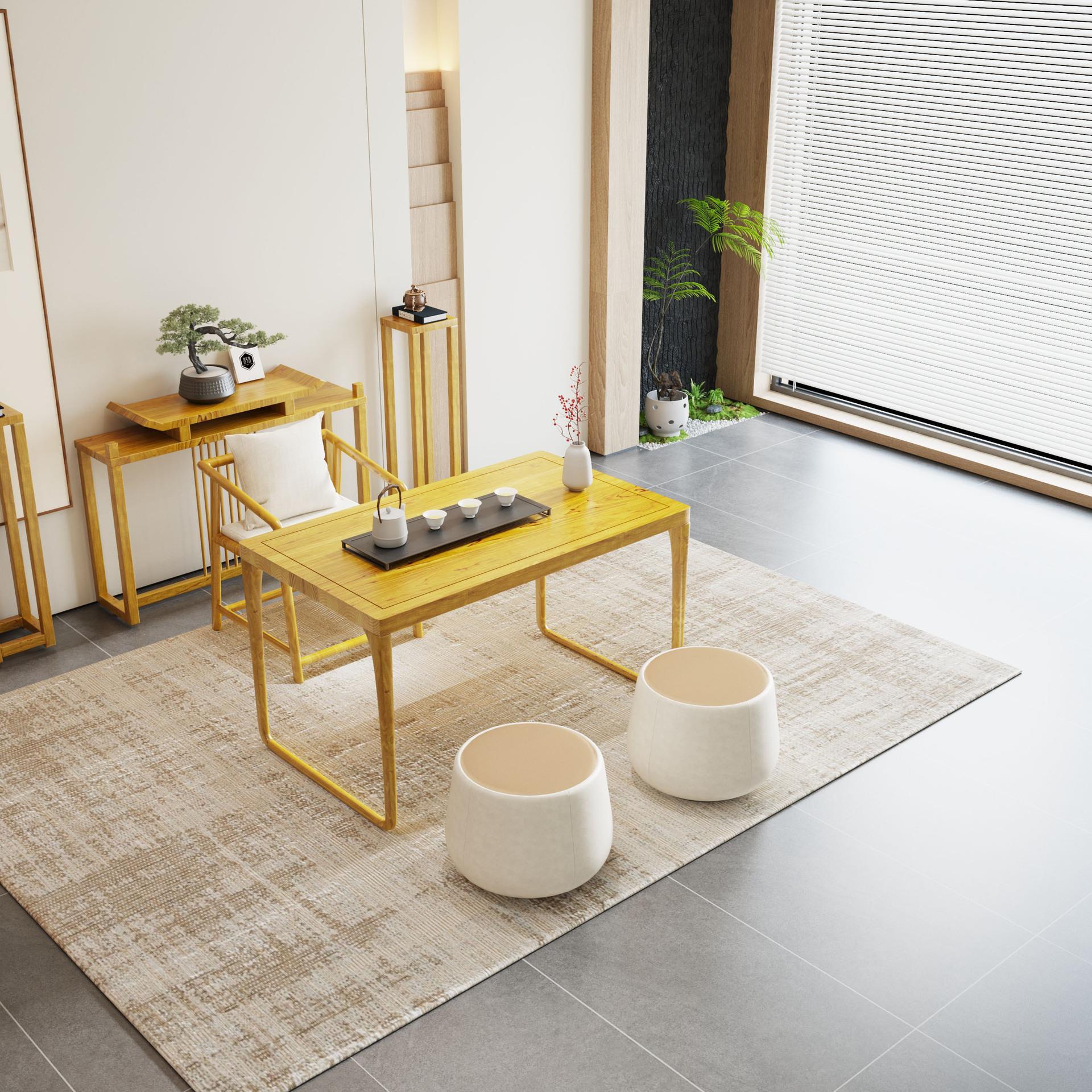 严选2024新款阳台茶桌茶台客厅家用泡茶桌椅组合小户型茶桌三件套