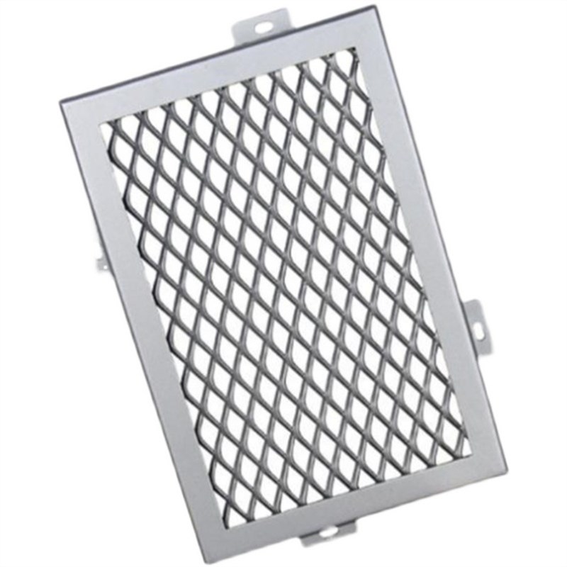 铝网板厂家定制属拉伸菱形网吊顶幕墙G铝合金隔断防护网板天花装