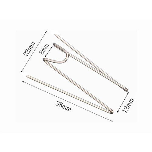 Wshaped Stainless Steel Hooks Wall Hooks Backplate Hooks Fab