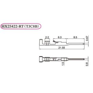 HX25422 红星接插件 TJC8B 一盘8000只 连绕端子