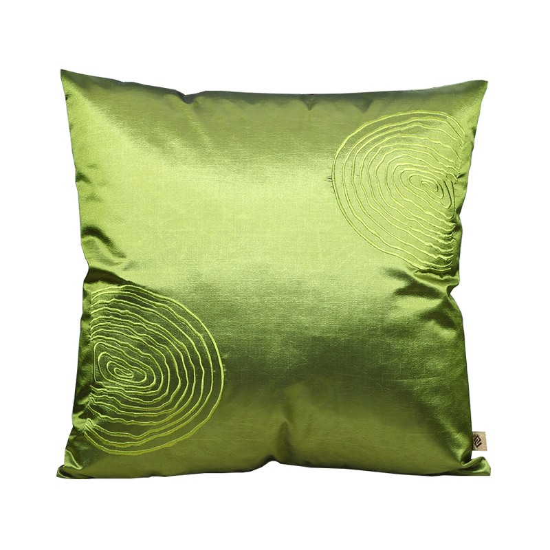 抱枕沙发中式田园刺绣靠垫办公室腰枕床上靠Q背汽车护腰靠垫抱枕