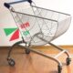 超市购物车手推车 扇形购物车 弧形手推车