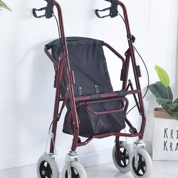 老年休闲四轮买菜车可折叠带座椅小拉车老人手推车可推可坐购物车,办公设备/耗材/相关服务,智能购物车,淘宝优惠券,粉丝福利购,淘宝优惠卷