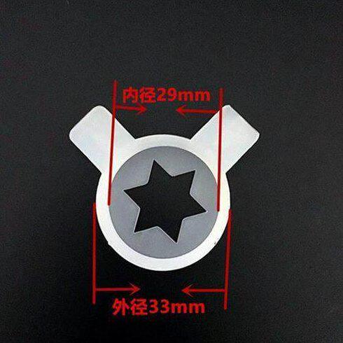 冰淇淋六角星造型东贝冰淇淋机商用配件冰激凌机出口花嘴魔术头