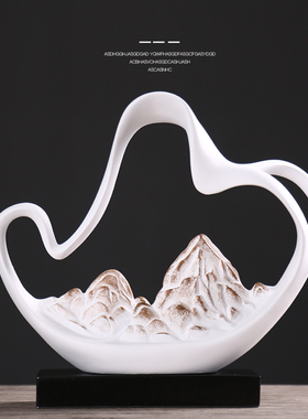 新中式创意客厅酒柜装饰品摆件酒柜玄关摆设工Q艺品乔迁礼品工艺