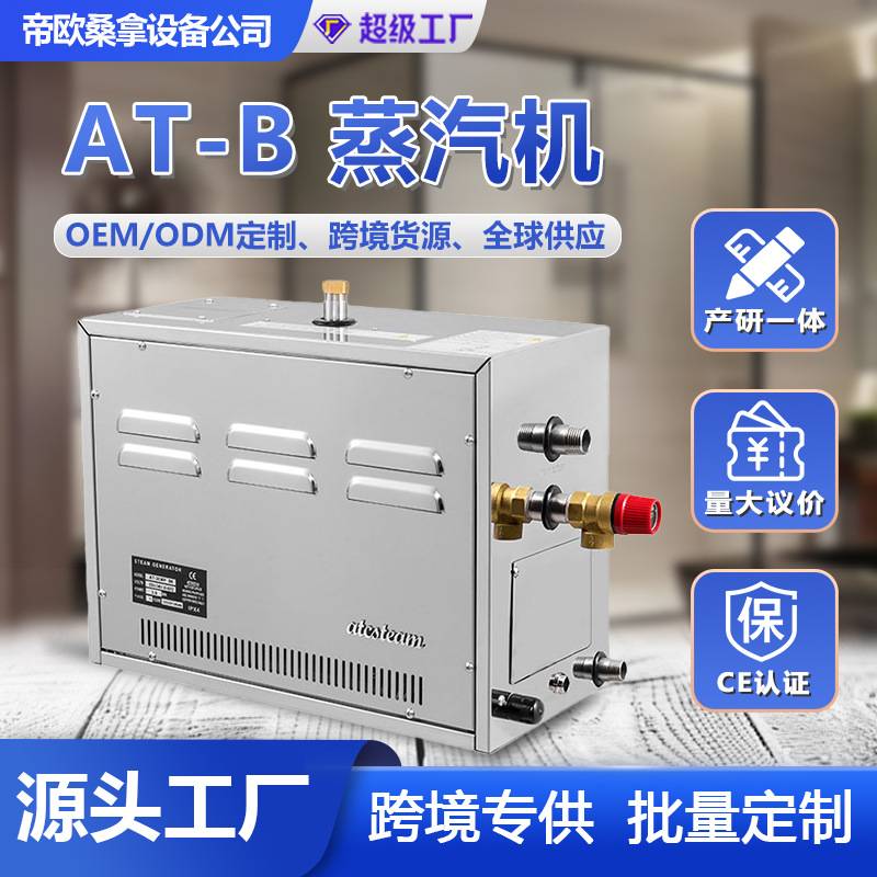 厂家直售商用不锈钢湿蒸蒸汽发生器电加热蒸汽机桑拿房设备