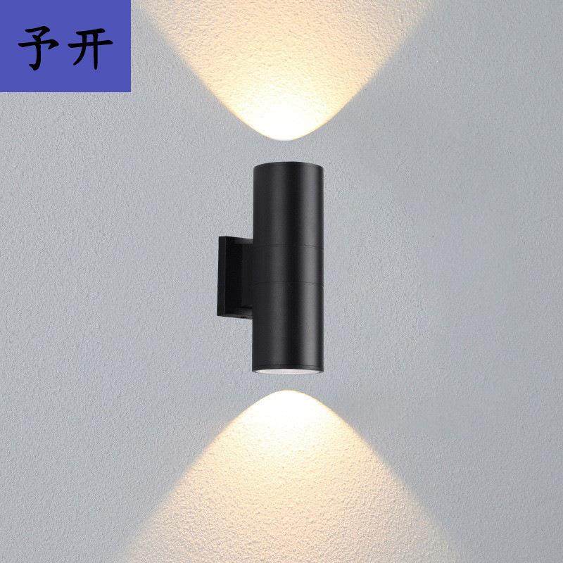 LED户外壁灯双头单头圆形外墙上下射灯庭院室外柱子围墙灯防水12W,纺织面料/辅料/配套,纺织机械配件,淘宝优惠券,粉丝福利购,淘宝优惠卷