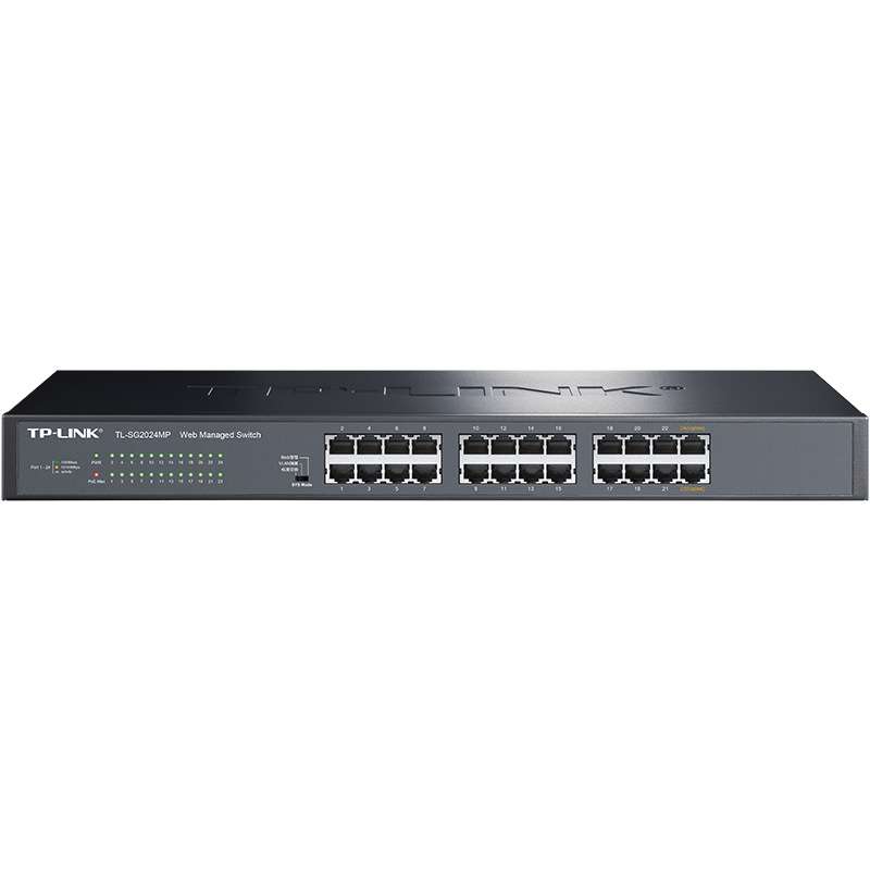 TL-SG2024MP 全千兆Web网管PoE交换机/24GE(PoE)