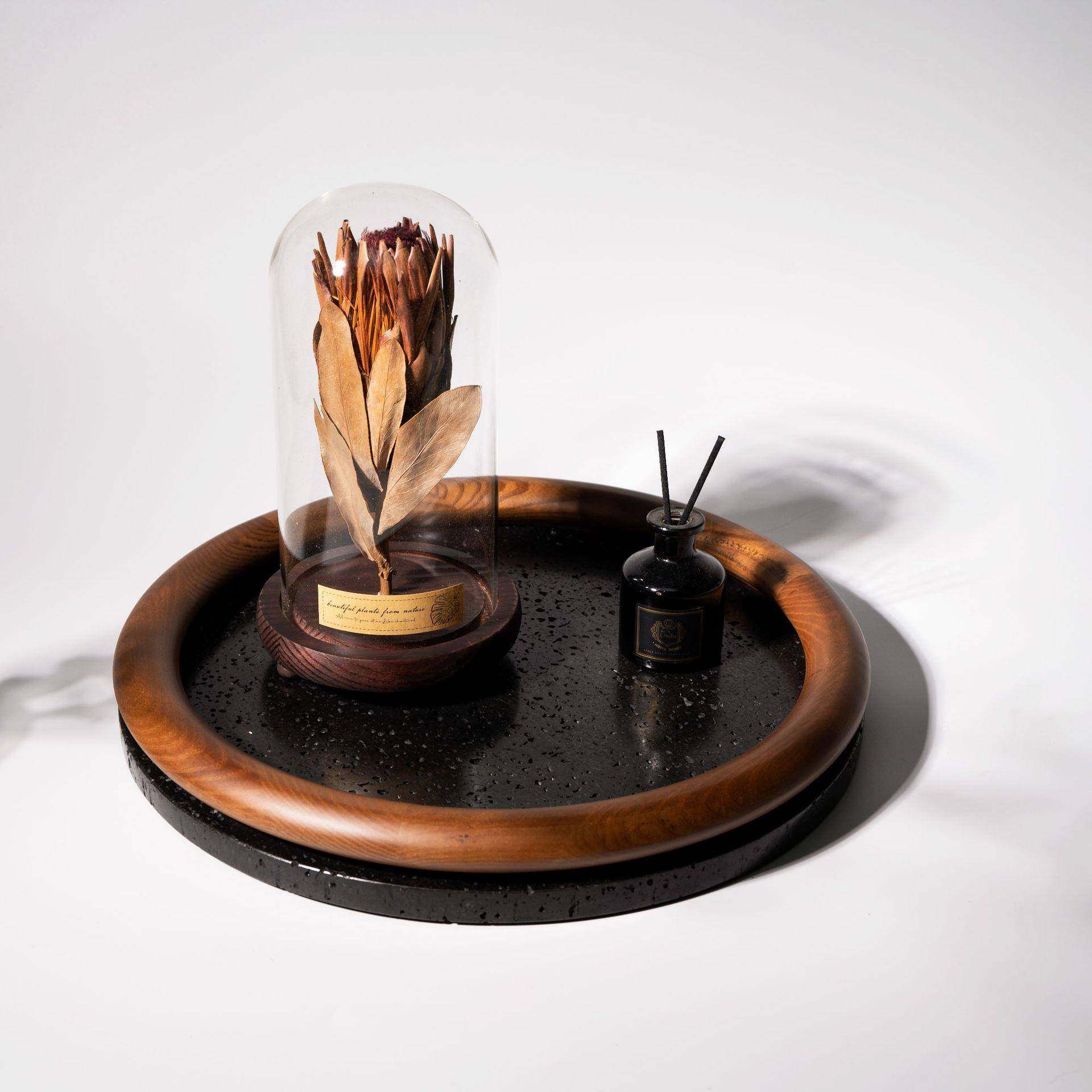 新中式复古桌面摆件艺术托盘果盘客厅办公室工艺品中古装饰品,纺织面料/辅料/配套,纺织机械配件,淘宝优惠券,粉丝福利购,淘宝优惠卷