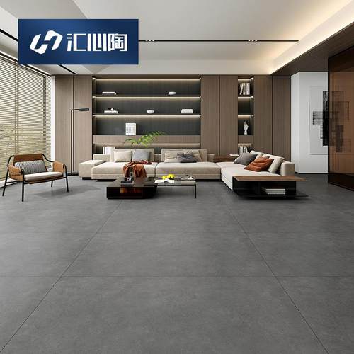 素色微水泥瓷砖600x1200客厅厨房卫生间地砖极简奶油风