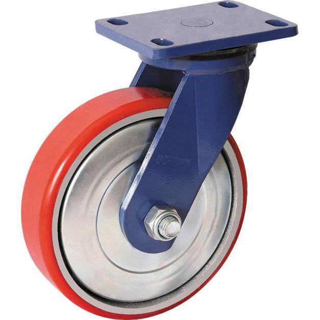 脚轮8寸超重型铁芯聚氨脂轮载重1000公斤静音轮子,基础建材,脚轮/万向轮,淘宝优惠券,粉丝福利购,淘宝优惠卷