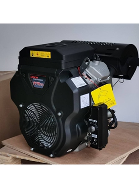 重庆隆鑫loncin 双缸汽油发动机LC2V78FD-2 ，678cc平键25.4MM