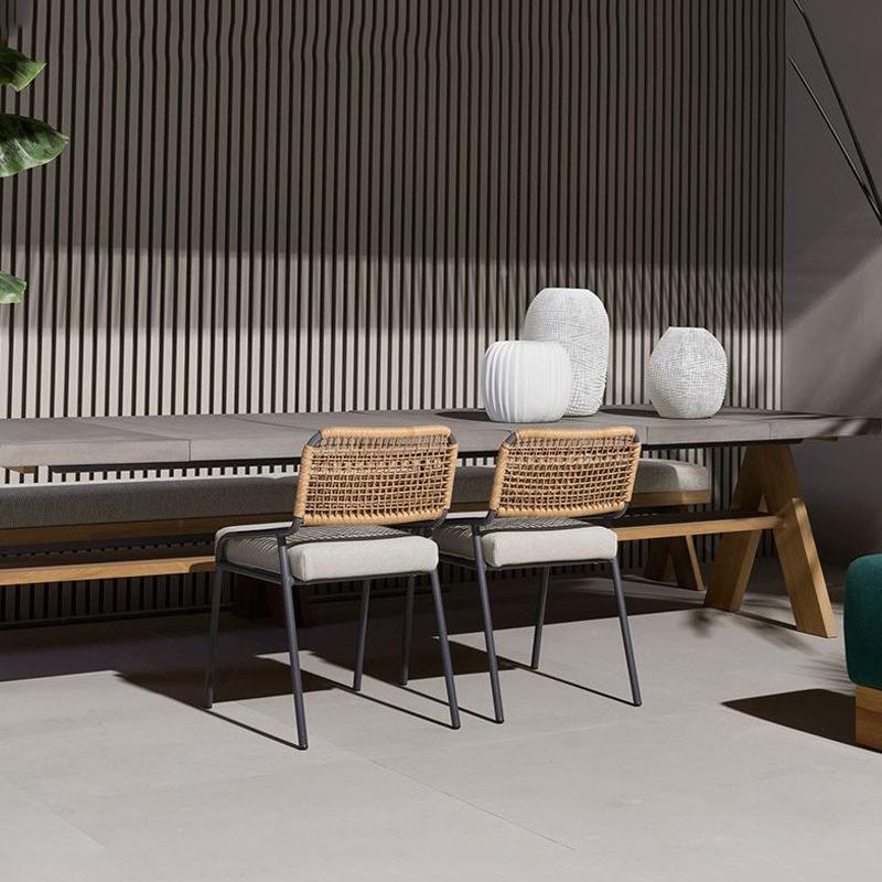 沙酒店设计墅阳别台花园户外家具软装藤发室外庭院藤870户编外沙