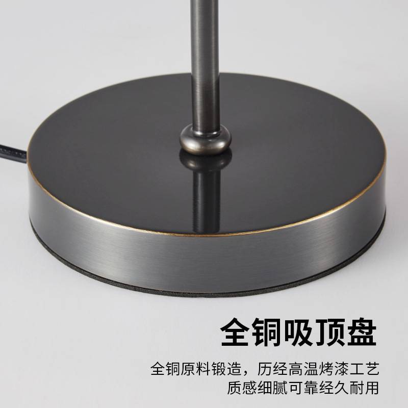 跨境美式全铜台灯简约护眼无频闪阅读台灯客厅书房卧室床头柜台灯