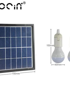 阳灯夜家市地摊照明一拖二能LEDN370双灯泡太室内用应急灯