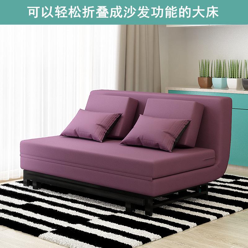 欧室莱特曼YM006N折叠沙布发床单双人1米5沙发办公午休午睡床简约