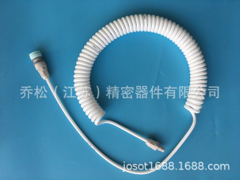 JOSOT线圈软管 高品质伸缩管螺旋管无尘室标准气动弹簧管