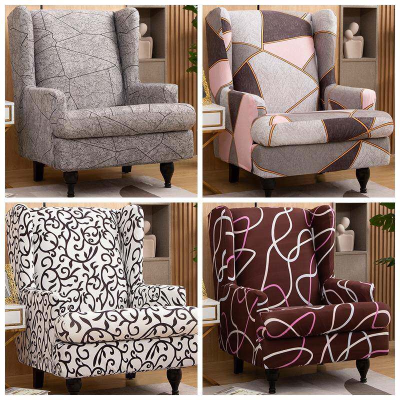 小单人沙发套罩全包套垫巾盖布酒店高靠背美式独个座凳老