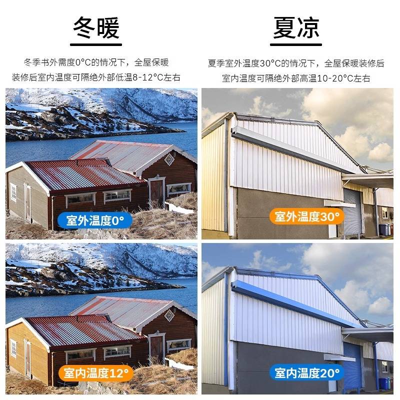 铝箔橡塑板屋顶楼顶雨棚房顶棚隔热防火隔热板铝箔自粘橡塑板