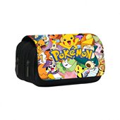 神奇宝贝周边笔袋pokémon男女学生大容量文具袋一件