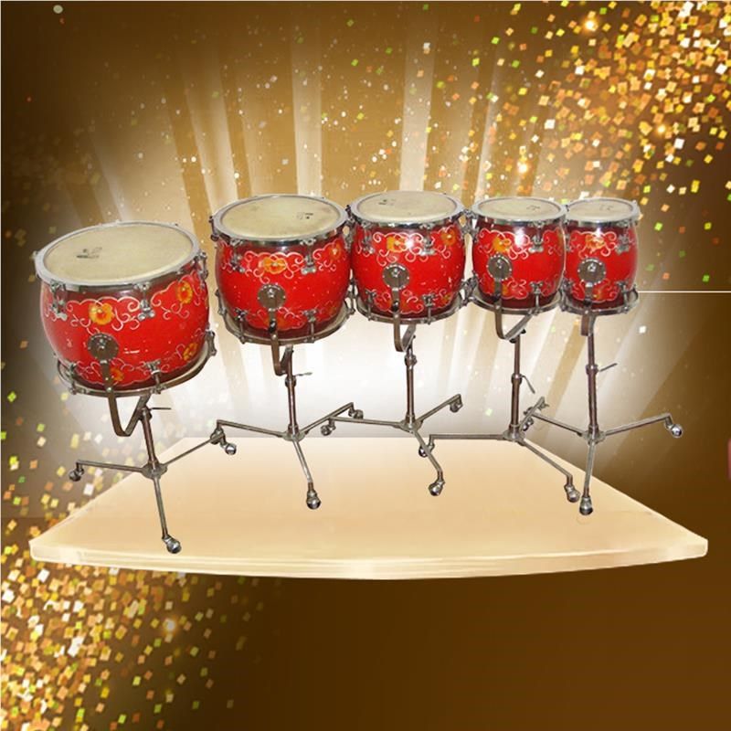 排鼓 鼓1音 2  3 4 5u号五音排鼓MNH苏州排鼓 定 花盆鼓 水牛皮玻