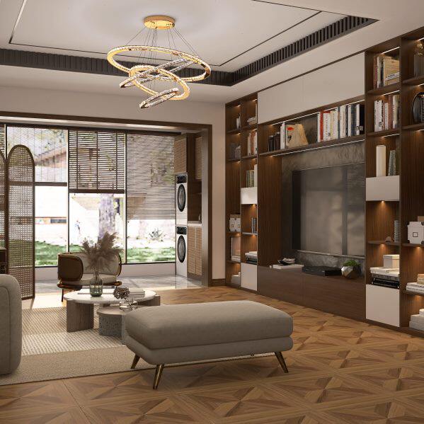 凡尔赛复古600&times;600拼花瓷砖客厅卧室防滑木纹砖书房仿实木地砖