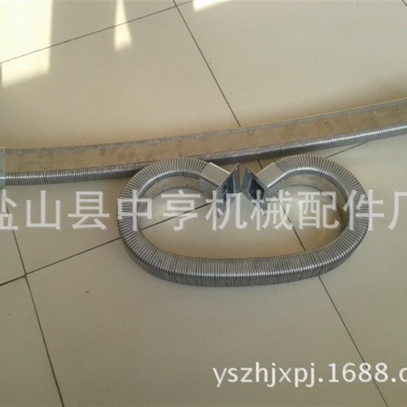 销售穿线金属软管JR-2矩形金属软管机床线缆油气W管全封闭保护套
