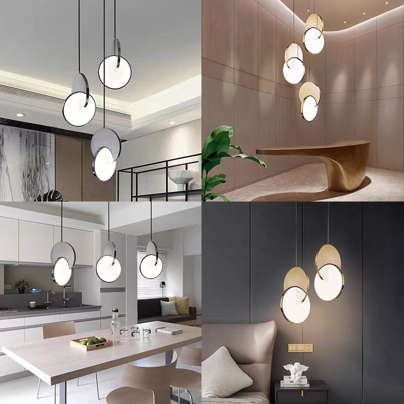 欧式轻奢后现代客厅n简约吧台餐厅个性创意北欧橱窗卧室床头吊灯