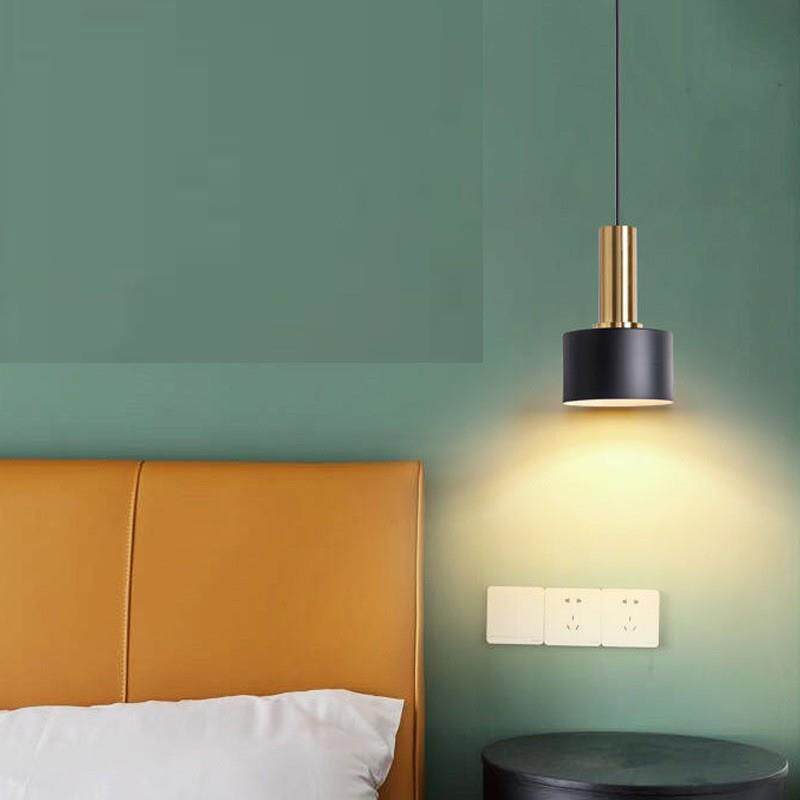 单头床头吊灯工业风灯具北欧创意现代简约服装店吧台灯具小吊灯