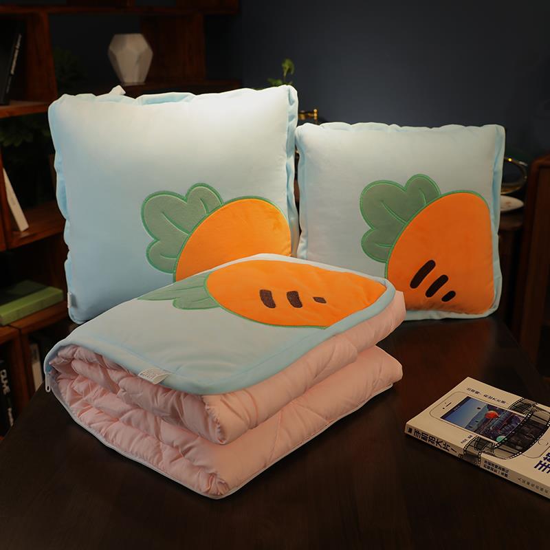 水洗棉抱枕被子两用汽车靠垫多功能靠枕午睡枕头二合一夏季空调严