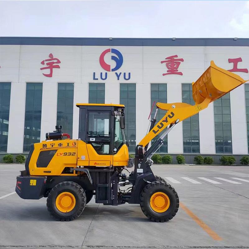 养殖场清理小型装载机 20型建筑工地农用铲车 粮食垃圾铲运抓草机