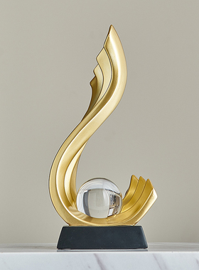 办公室装饰摆件轻奢高档玄关客厅电视柜家居饰品酒柜抽Z象艺术摆