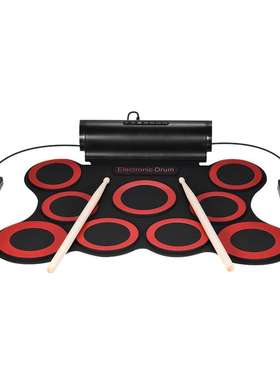 Electronic Roll Up Drum Kit Stereo Digital 9 Silicon Drum