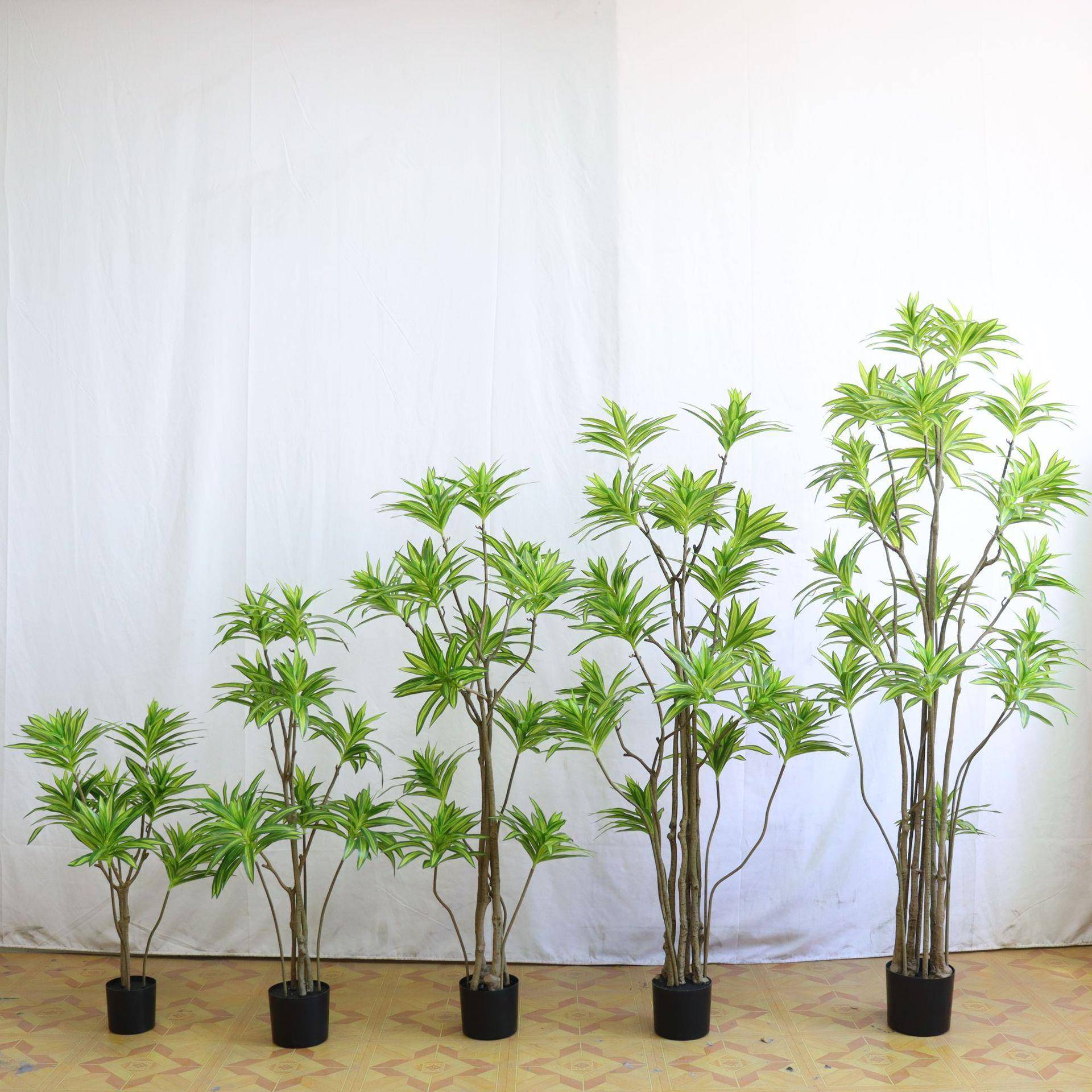 仿真绿植百合竹盆栽室内假绿植大型盆景落地假树装饰仿真百合竹