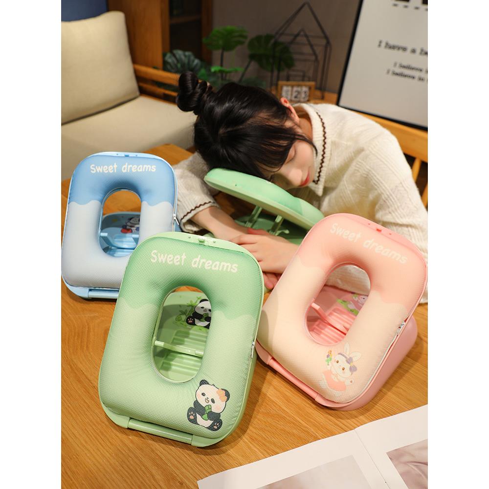 午睡枕小学生趴睡枕儿童折叠午休教室趴桌子上睡觉趴趴枕抱枕